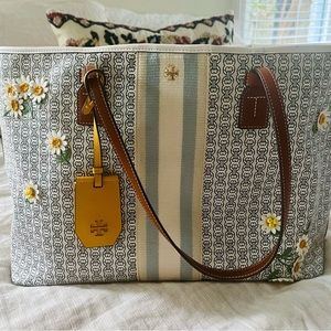 Tory Burch Gemini Floral Tote